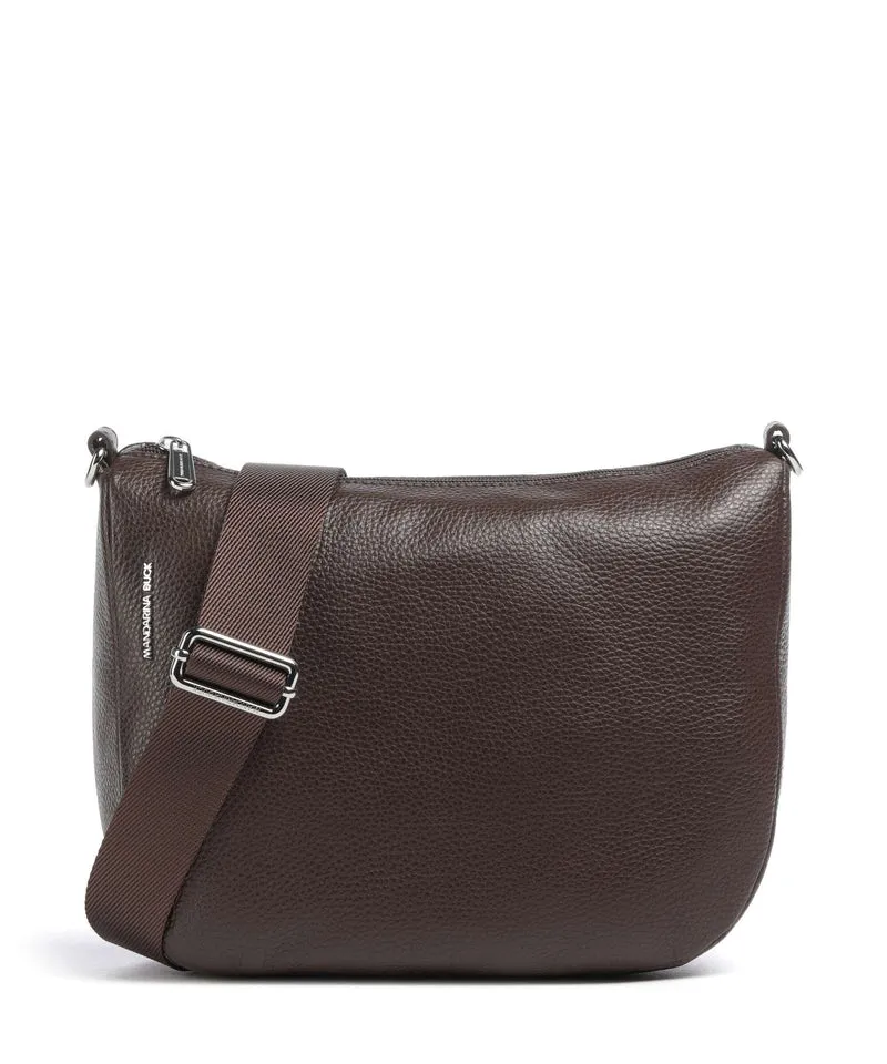 Mandarina Duck Mellow Leather Umhängetasche espresso