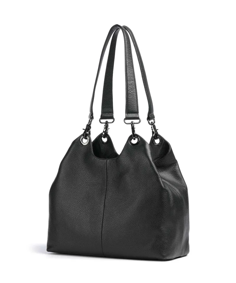 Mandarina Duck Mellow Leather Shopper nero