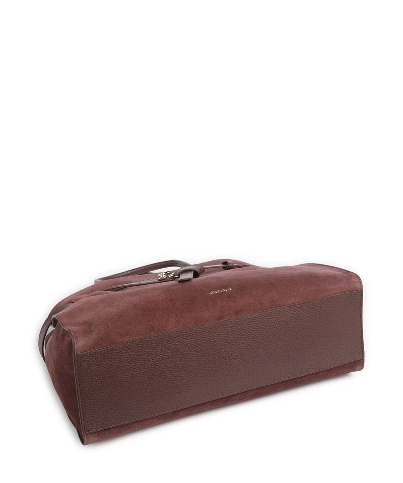 Coccinelle Sabine Suede Handtasche berry