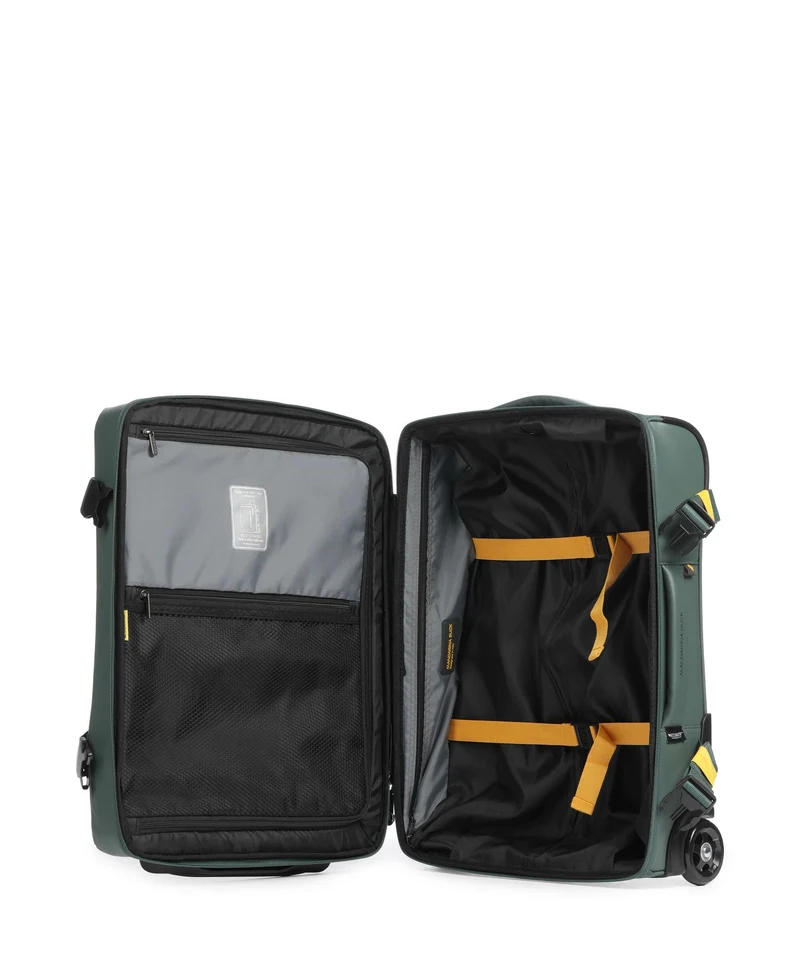 Mandarina Duck Coated 2-Rollen Trolley deep green