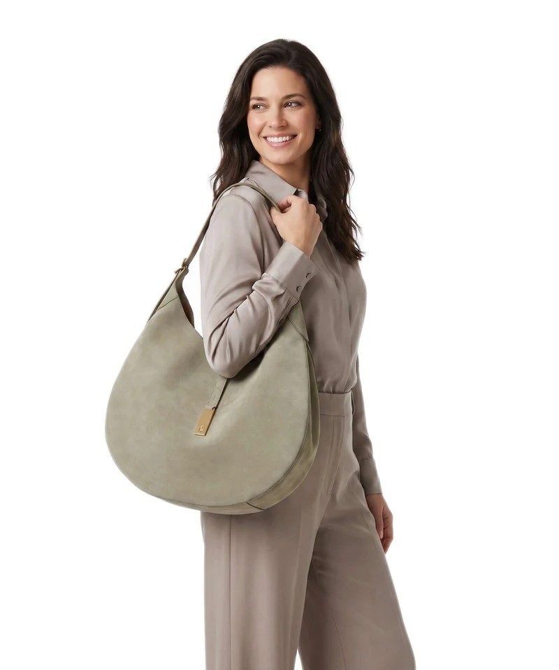 Polo Ralph Lauren ID Collection Medium Beuteltasche light olive