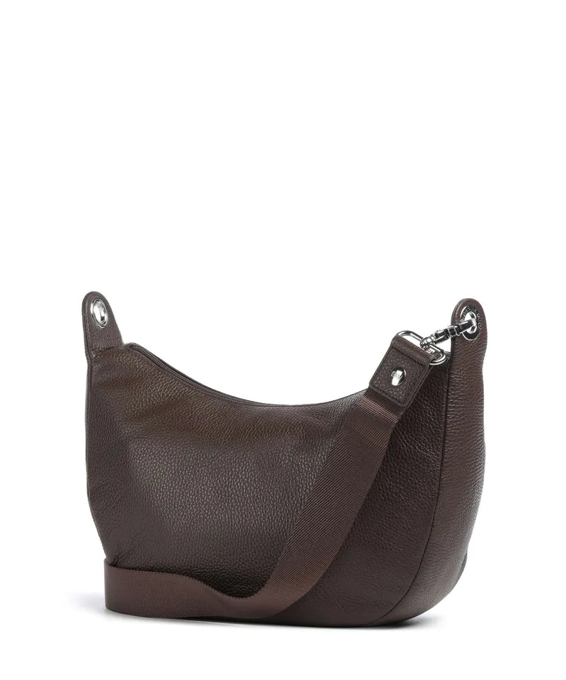 Mandarina Duck Mellow Leather Schultertasche espresso