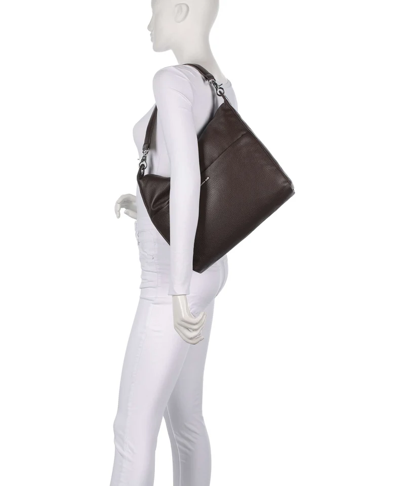 Mandarina Duck Mellow Leather Beuteltasche espresso
