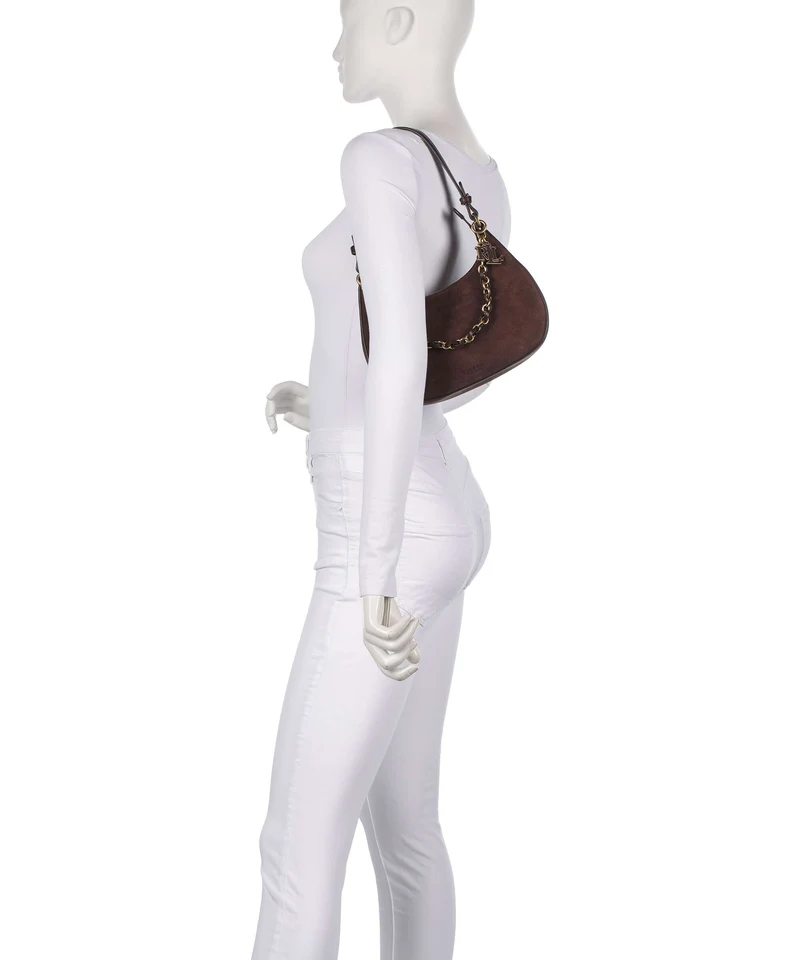 Lauren Ralph Lauren Marcy Medium Schultertasche chestnut brown