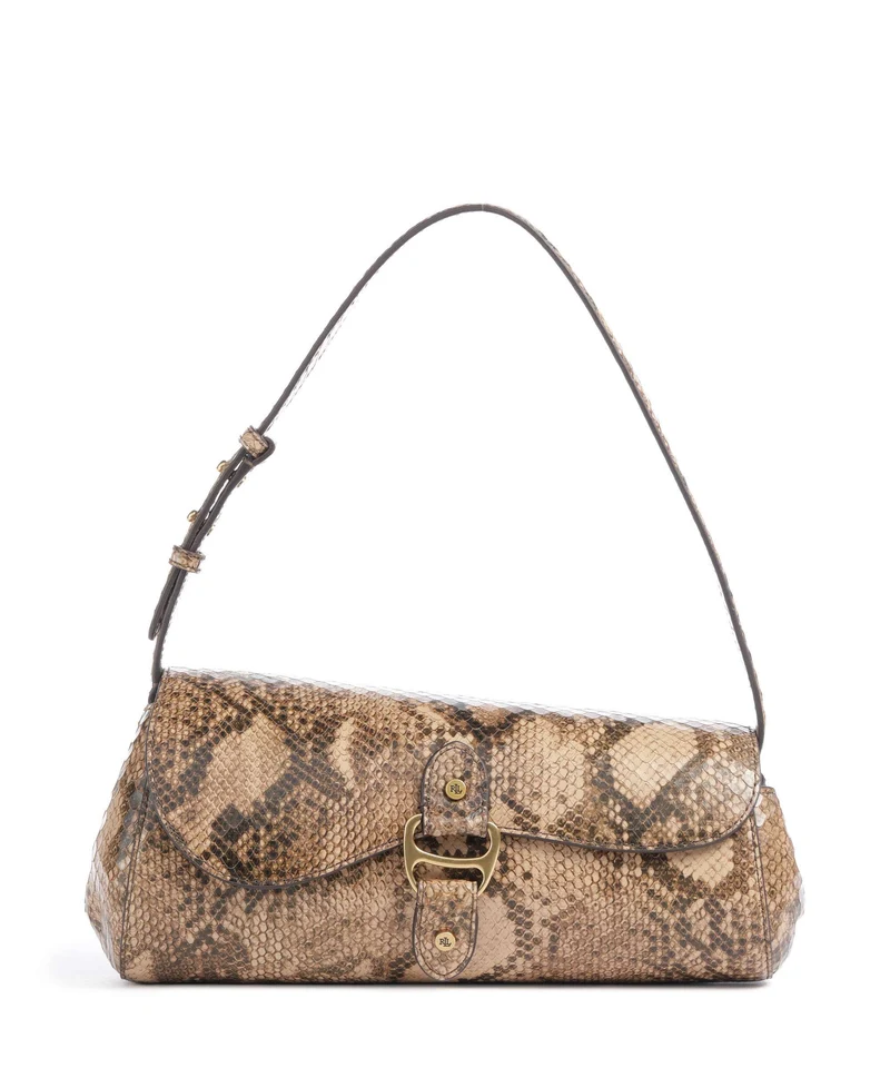 Lauren Ralph Lauren Tasha Medium Schultertasche tan multi