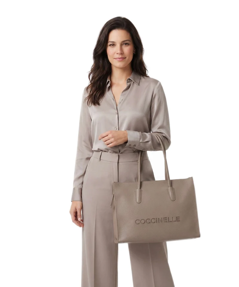Coccinelle Myrtha Shopper warm taupe