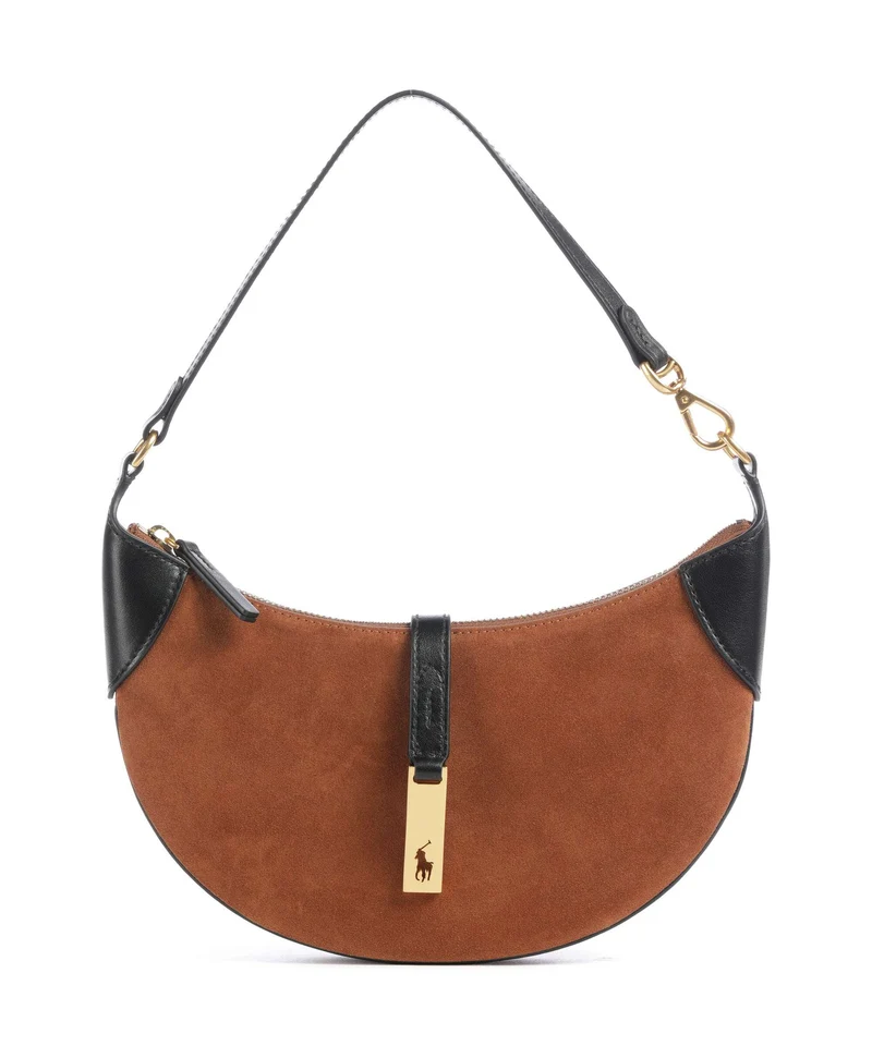 Polo Ralph Lauren ID Collection Small Schultertasche toffee/black