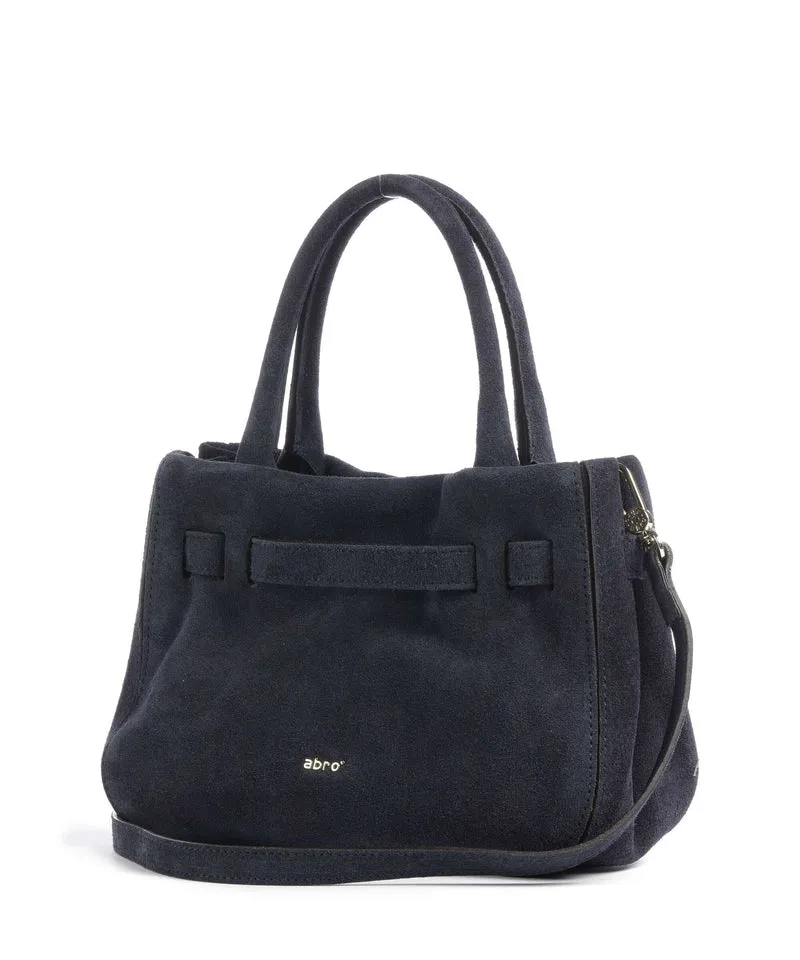 Abro Suede Jill Handtasche navy