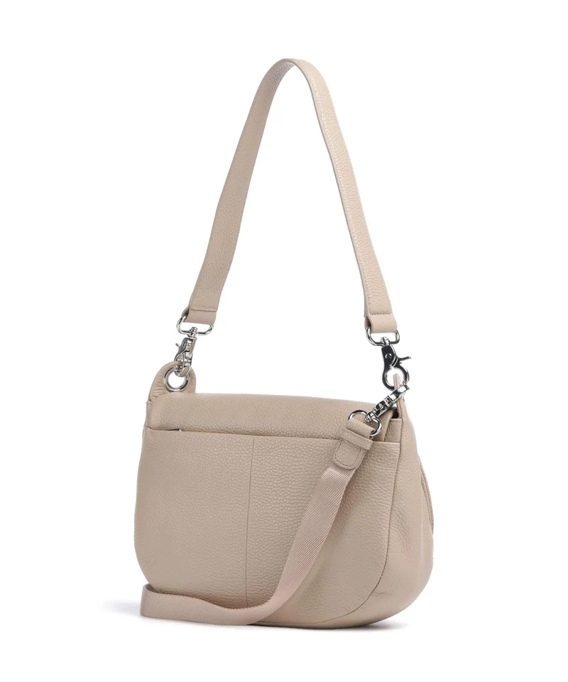 Mandarina Duck Mellow Leather Schultertasche warm taupe