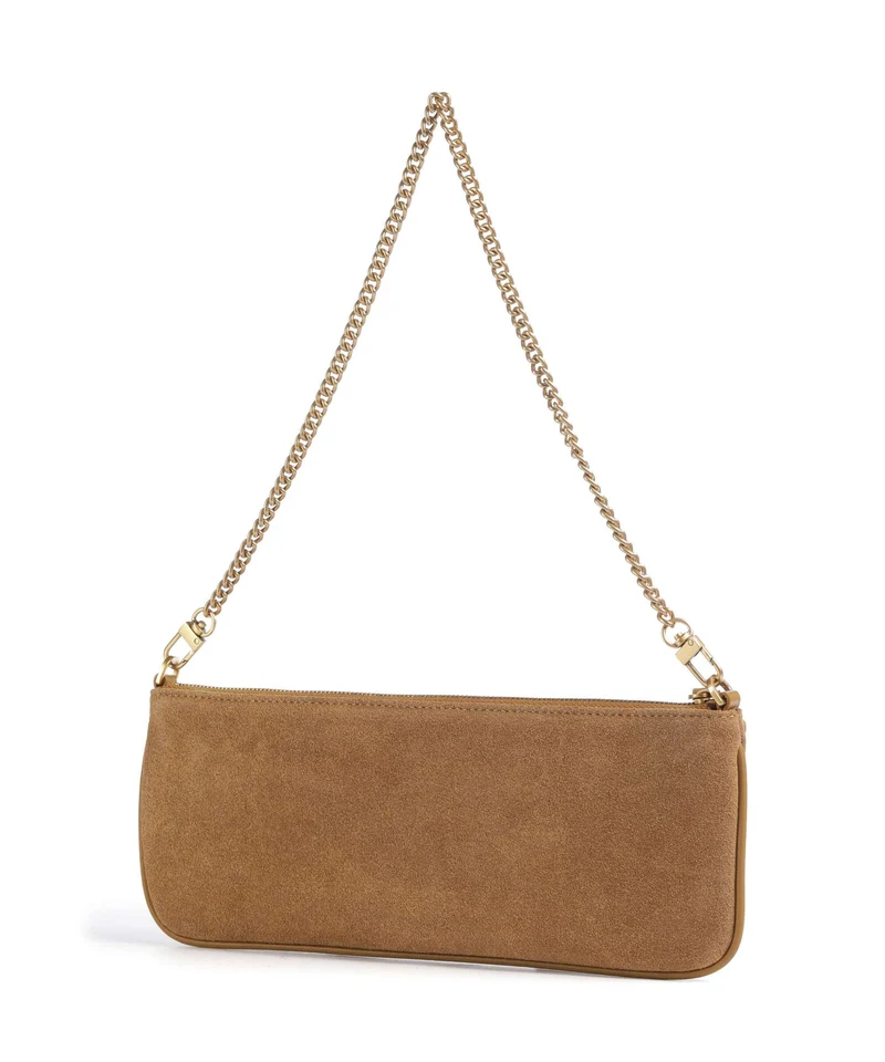 Pinko Flat Horizontal Schultertasche marrone dorato/antique gold