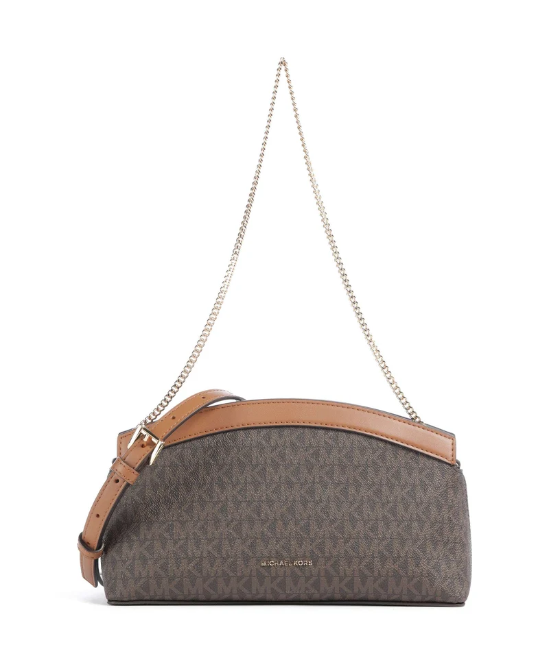 Michael Kors Athena Small Schultertasche brown/acorn