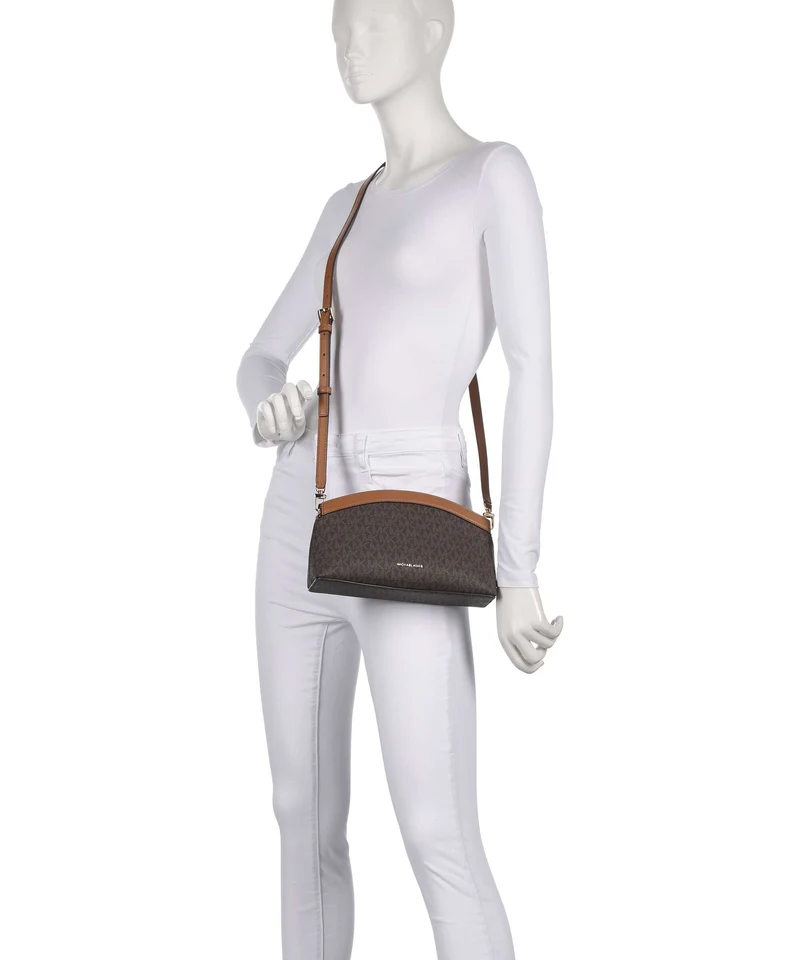 Michael Kors Athena Small Schultertasche brown/acorn