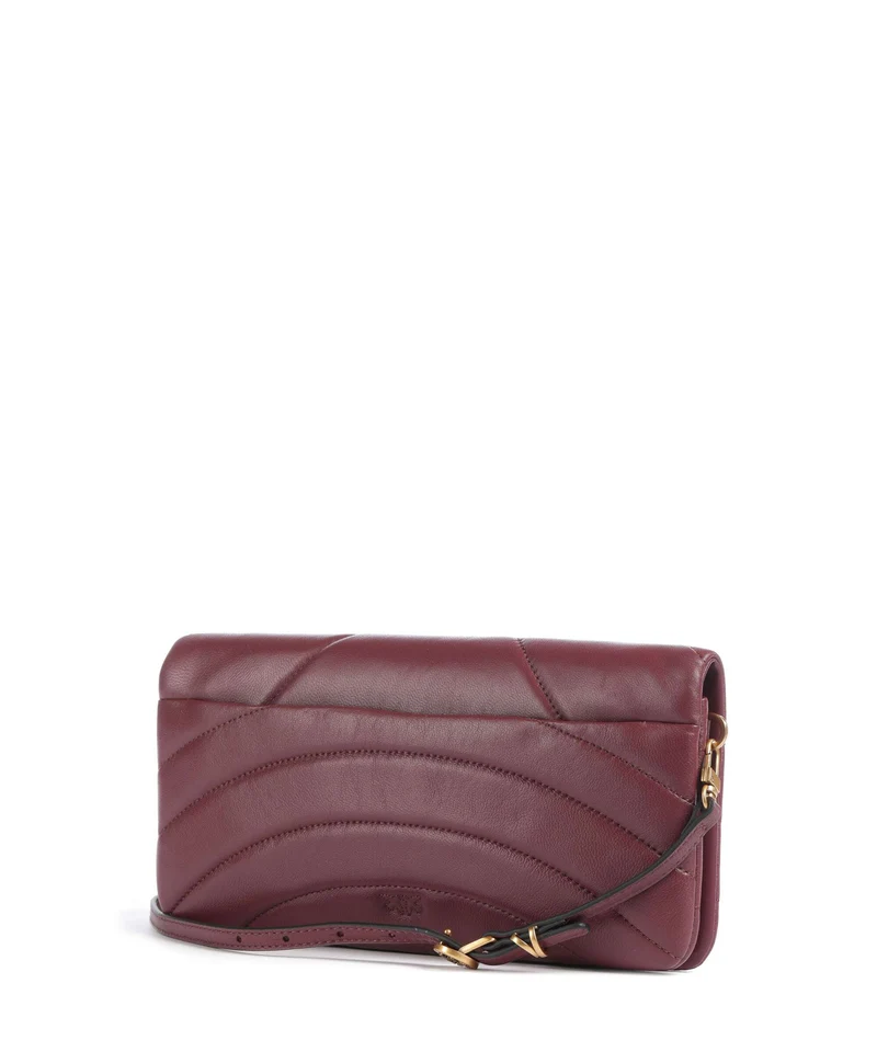 Pinko Click Horizontal Classic Umhängetasche ribes intenso/antique gold