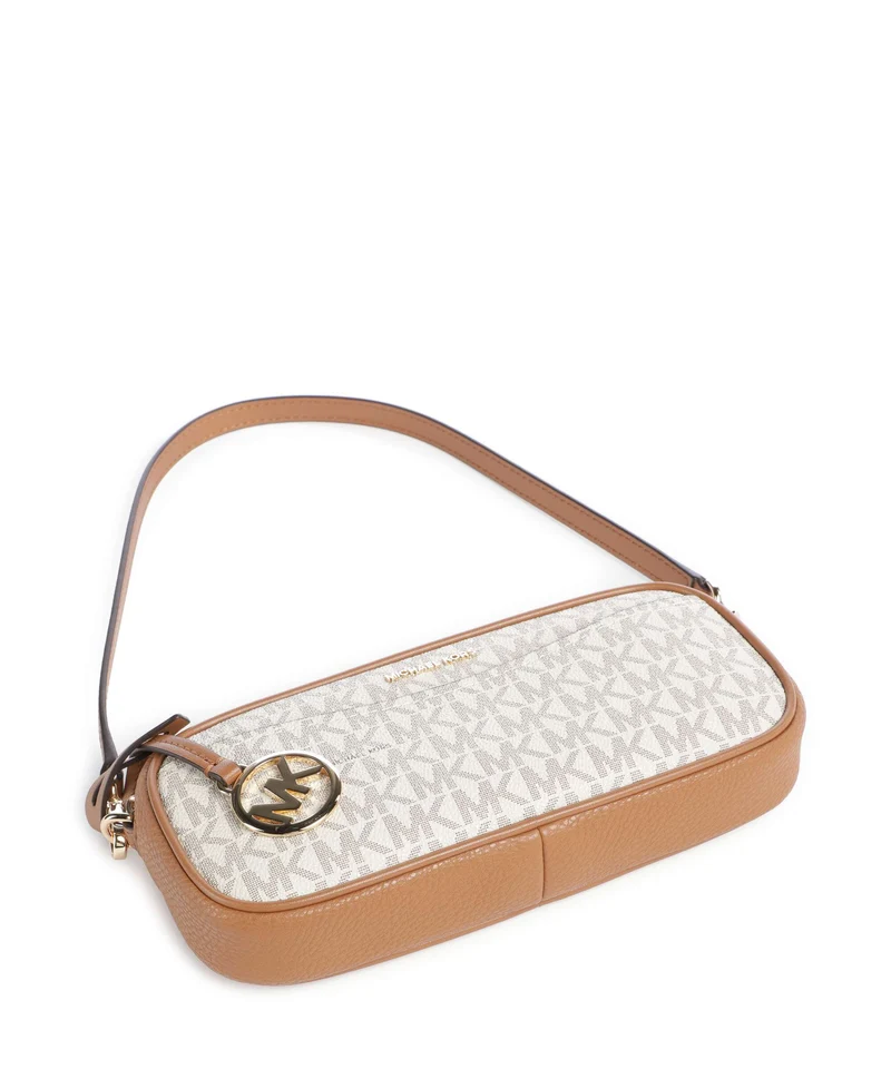 Michael Kors May Small Schultertasche vanilla/acorn