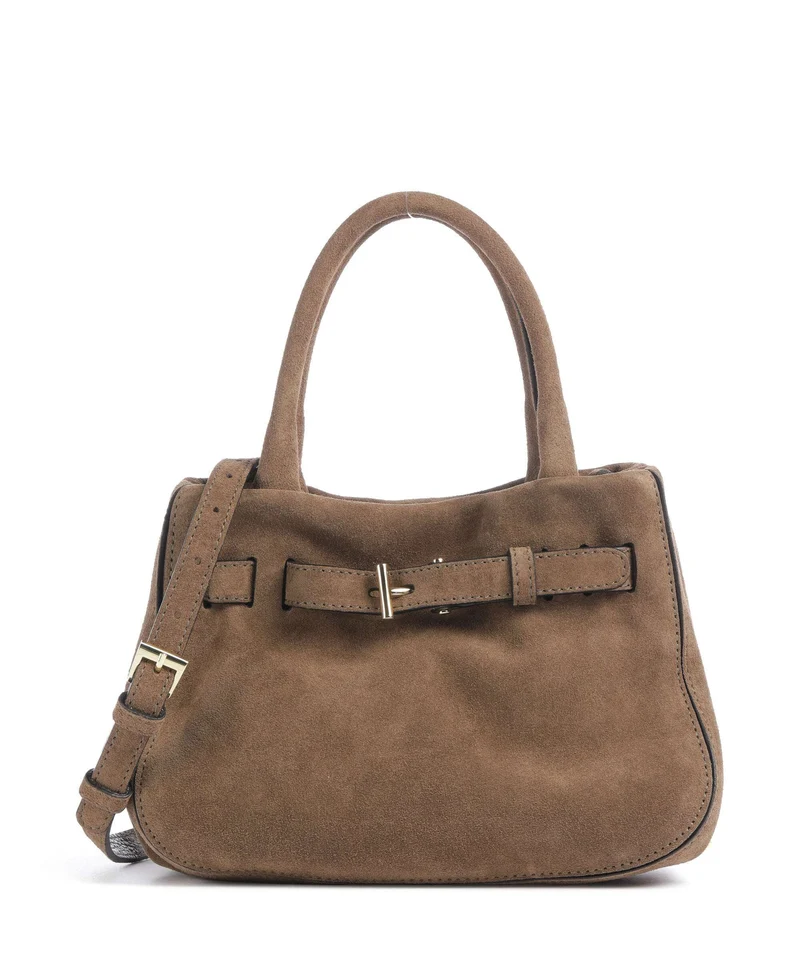 Abro Suede Jill Handtasche khaki