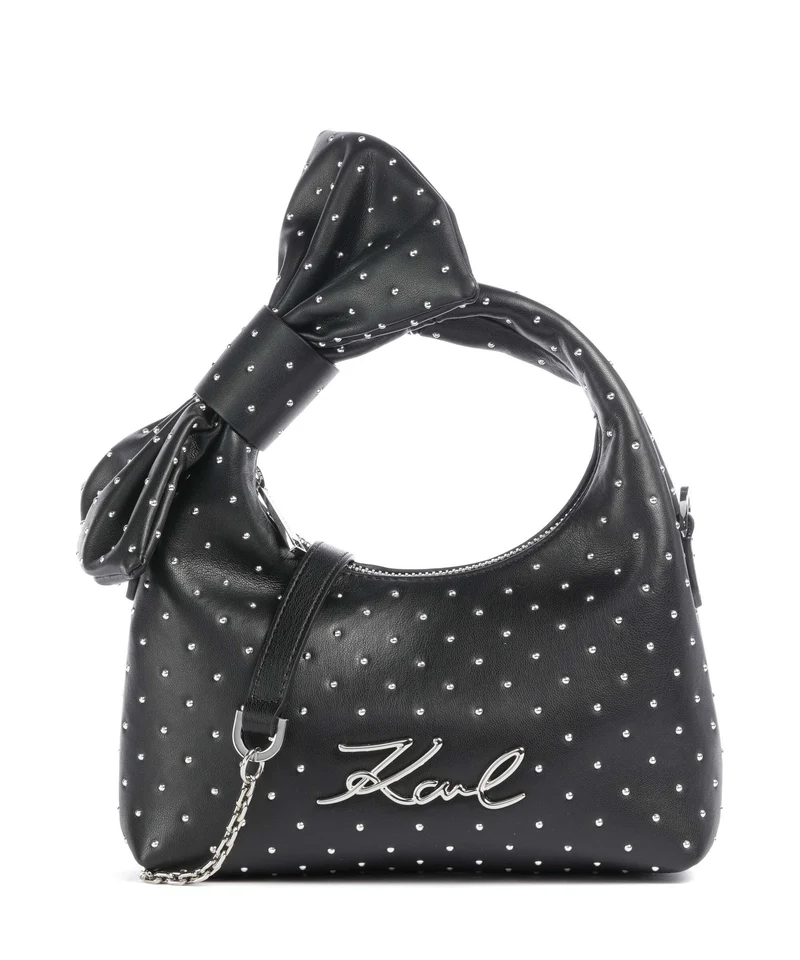 Karl Lagerfeld K/Soiree Mini Bow Handtasche black embellishment
