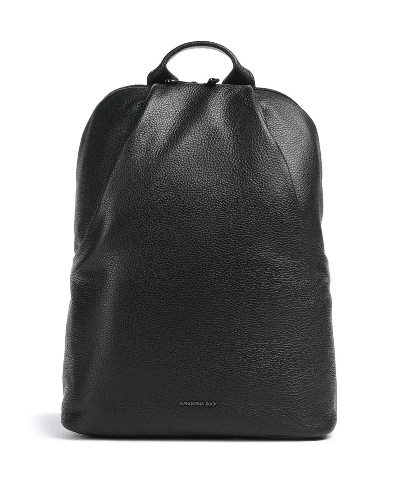 Mandarina Duck Mellow Leather Rucksack nero
