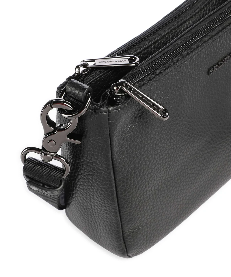 Mandarina Duck Mellow Leather Umhängetasche nero