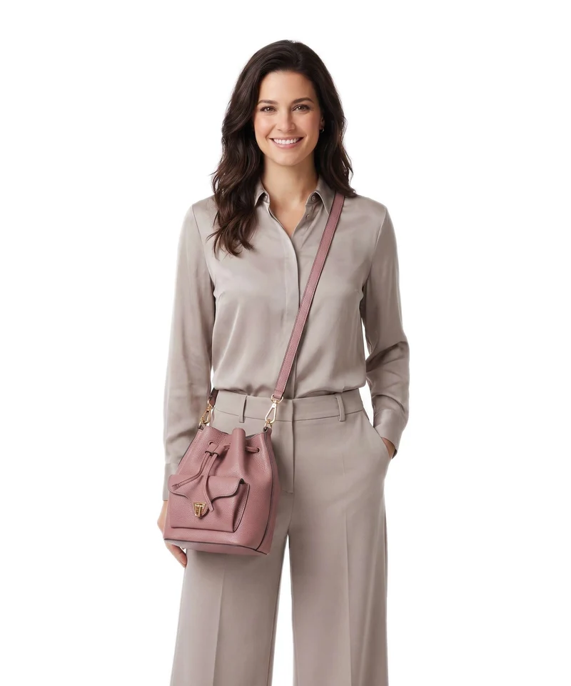 Coccinelle Beat Generation Bucket Handtasche winter rose