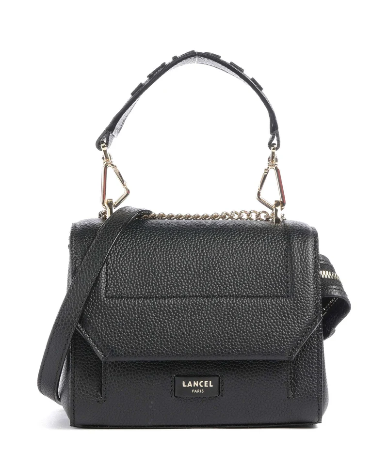 Lancel Ninon S Schultertasche black/gold