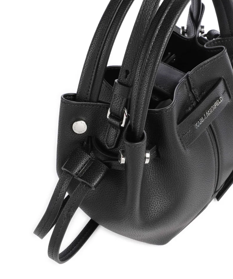 Karl Lagerfeld K/Pierced Mini Handtasche black nickel