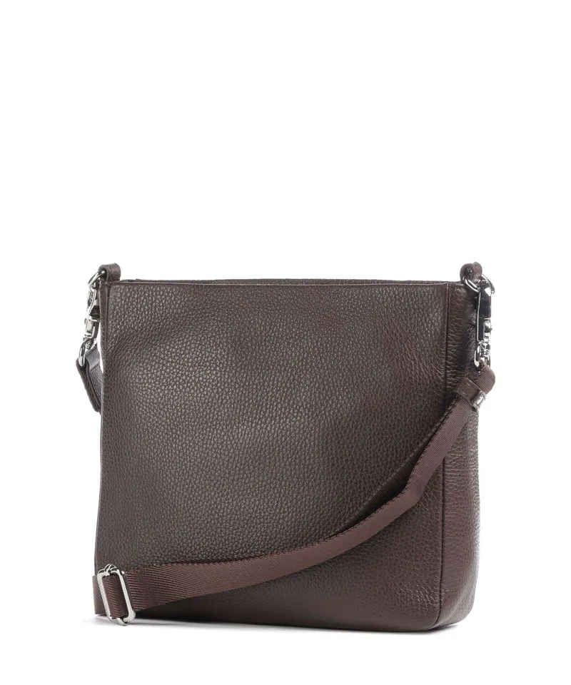 Mandarina Duck Mellow Leather Umhängetasche espresso