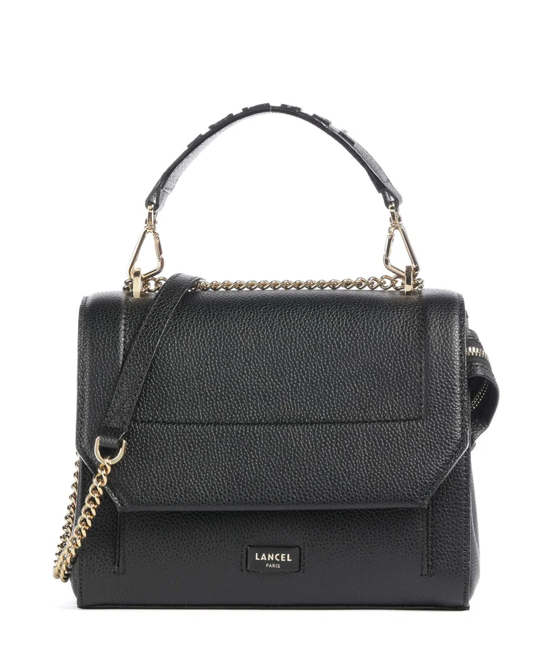 Lancel Ninon M Schultertasche black/gold