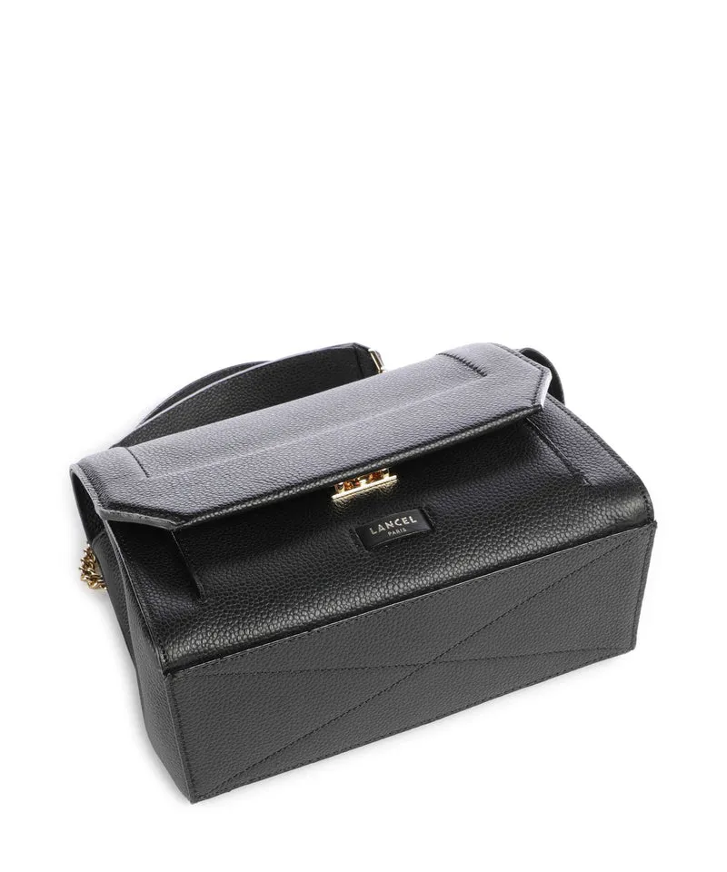 Lancel Ninon M Schultertasche black/gold