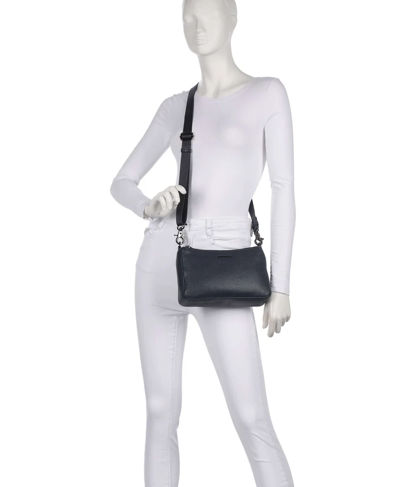 Mandarina Duck Mellow Leather Umhängetasche dress blue