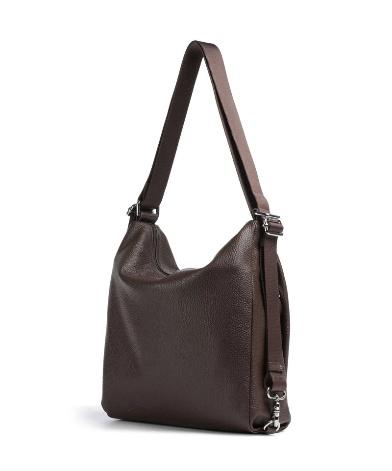Mandarina Duck Mellow Leather Rucksack-Tasche espresso