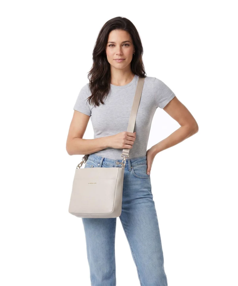 Mandarina Duck Mellow Leather Umhängetasche cocoon