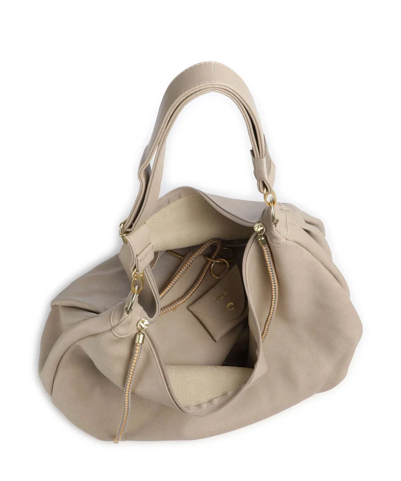 Zwei Lola LO200 Beuteltasche sand