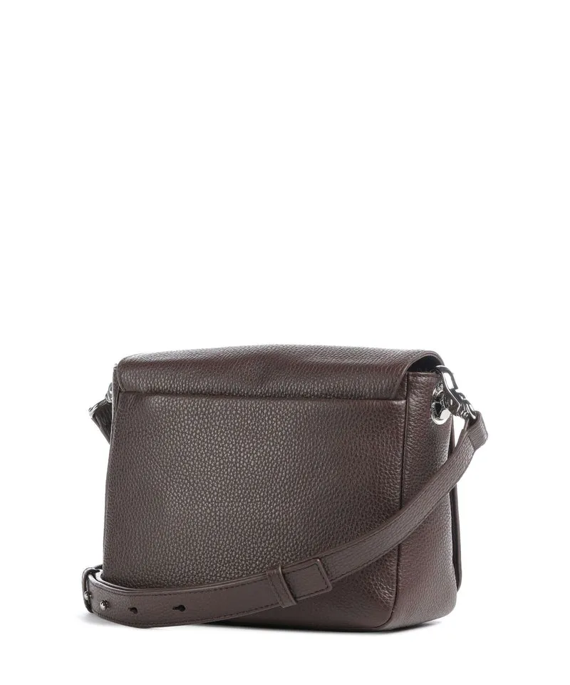 Mandarina Duck Mellow Leather Umhängetasche espresso