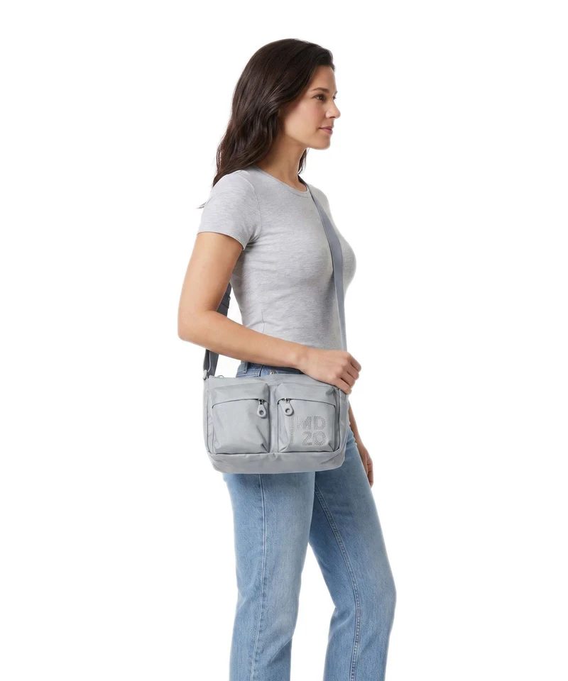 Mandarina Duck MD20 Lux 2.0 Umhängetasche silver