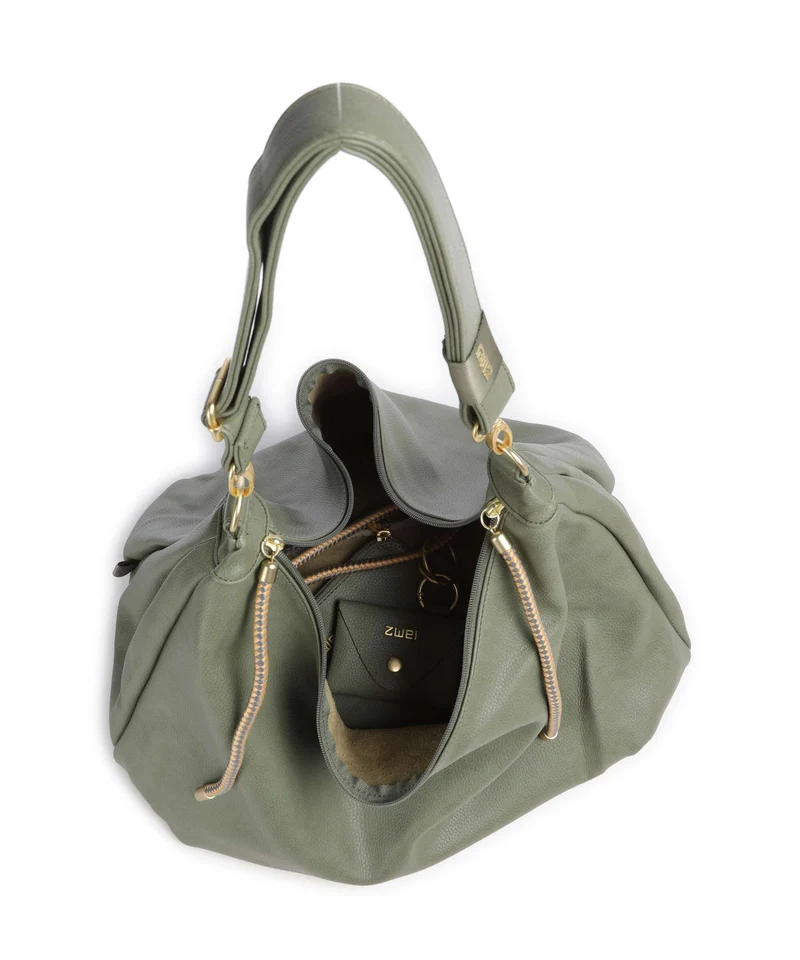 Zwei Lola LO200 Beuteltasche eucalyptus