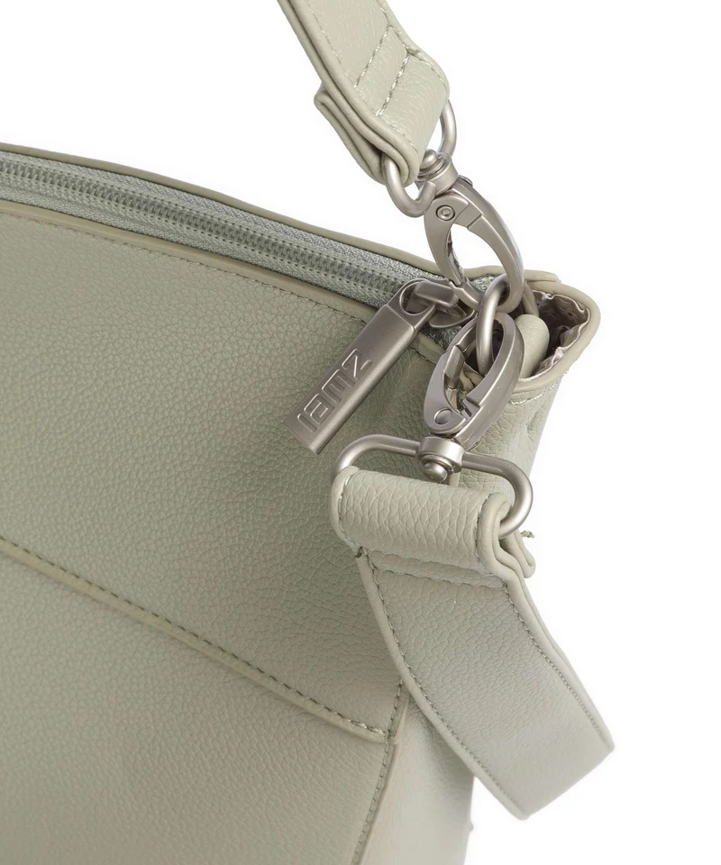 Zwei MADEMOISELLE.M M110 Beuteltasche jade