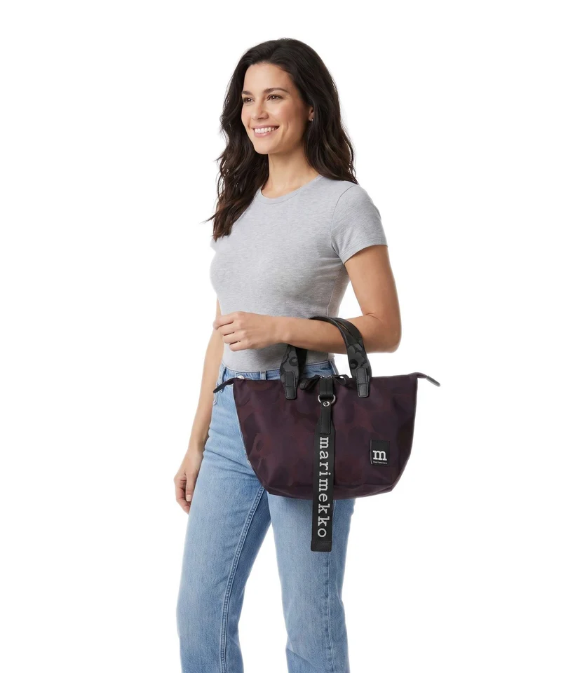 Marimekko Wear All Day S Unikko Handtasche wine red/dark wine