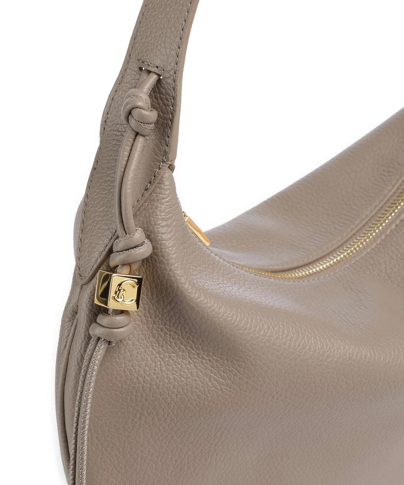Coccinelle Thess Beuteltasche warm taupe