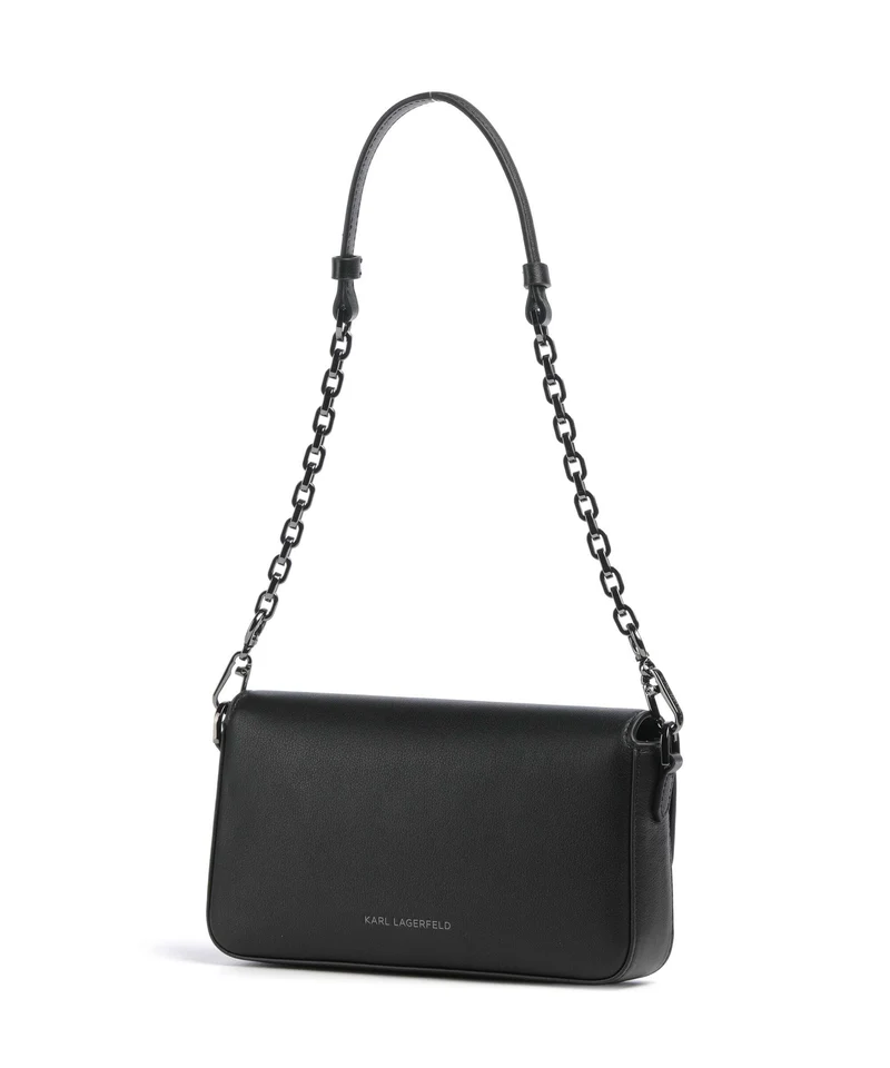 Karl Lagerfeld K/Signature 2.0 Small Schultertasche black/gunmetal