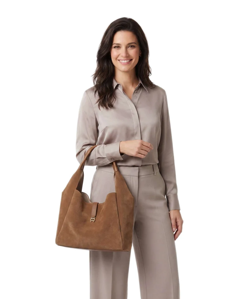 Aigner Zaira M Beuteltasche oat beige