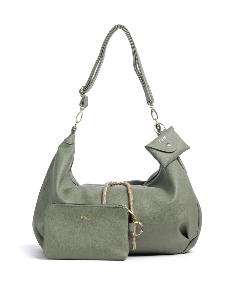 Zwei Lola LO140 Beuteltasche eucalyptus