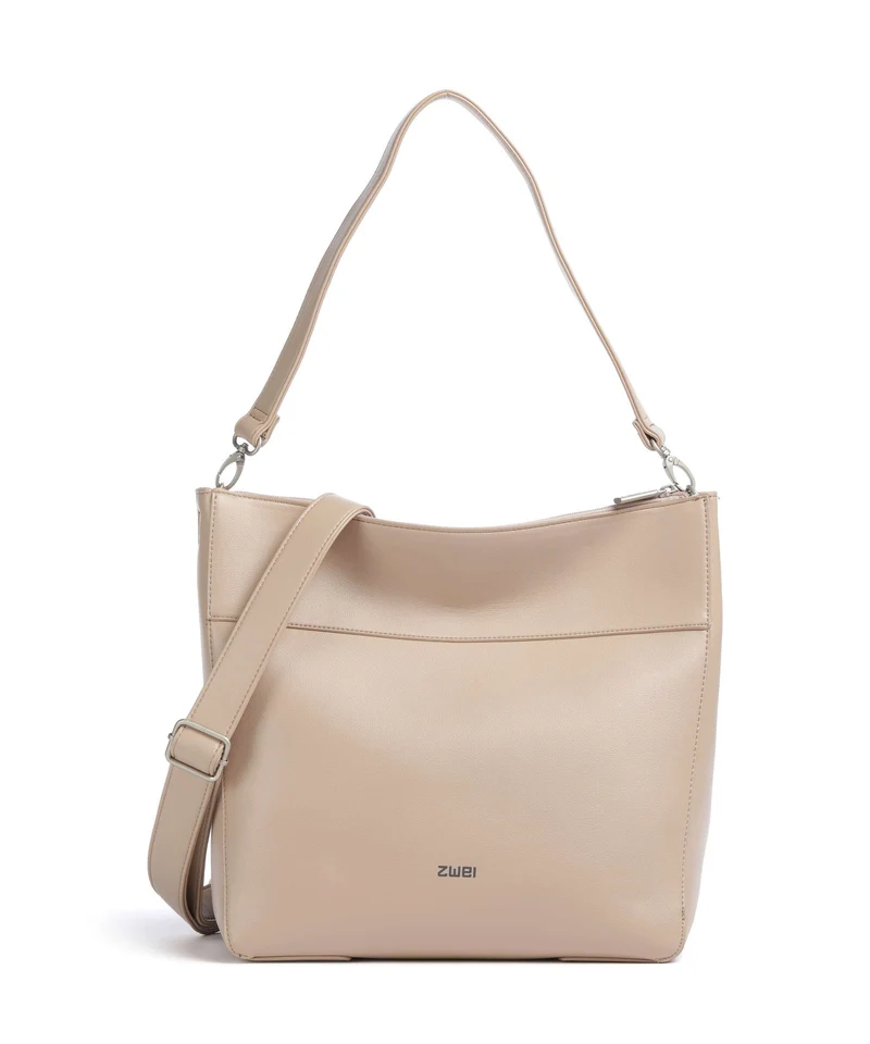 Zwei MADEMOISELLE.M M110 Beuteltasche oat