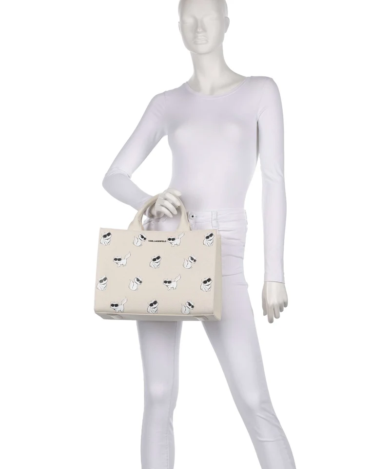 Karl Lagerfeld Ikon Medium Choupette Handtasche natural