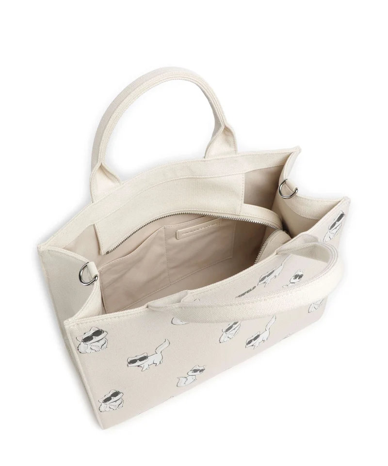 Karl Lagerfeld Ikon Medium Choupette Handtasche natural