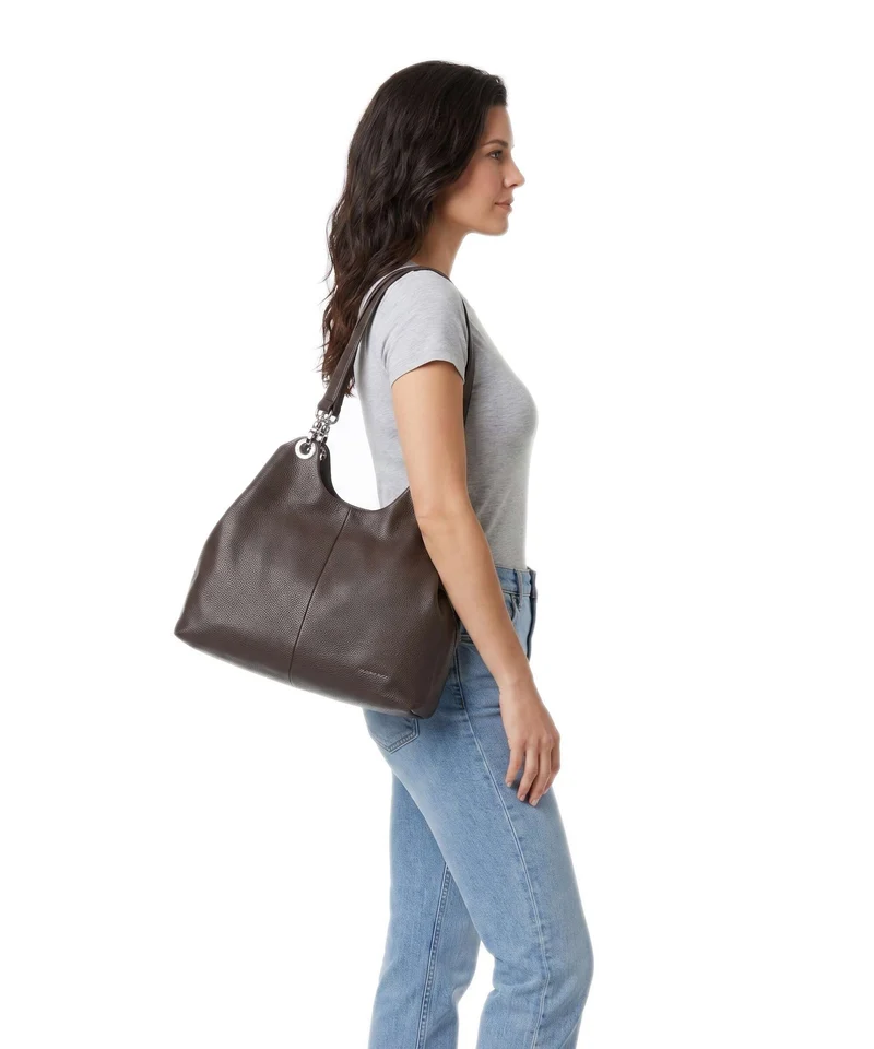 Mandarina Duck Mellow Leather Shopper espresso