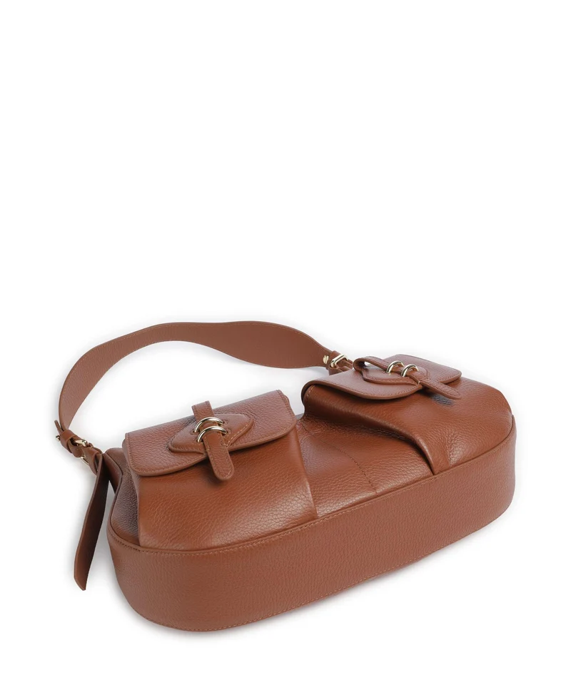 Coccinelle Mavery Pocket Beuteltasche cognac
