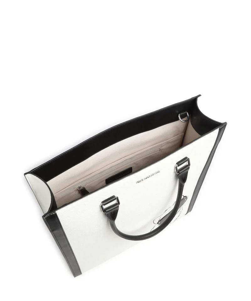 Karl Lagerfeld Ikon Choupette Handtasche off white