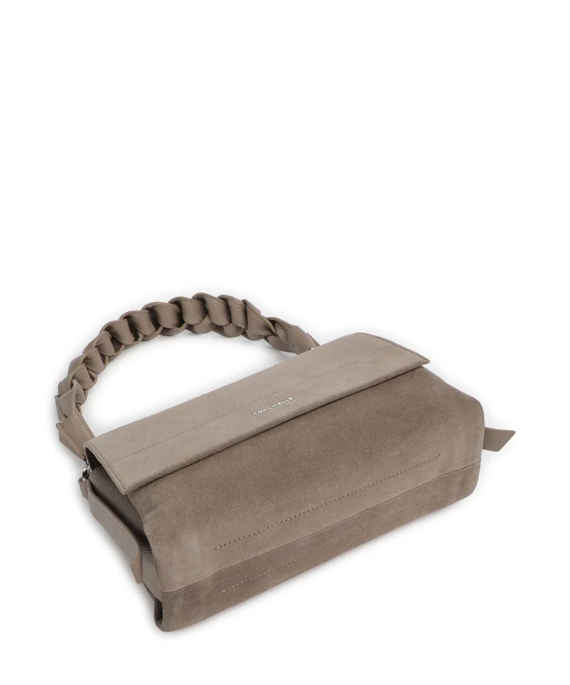 Coccinelle Boheme Suede Schultertasche warm taupe