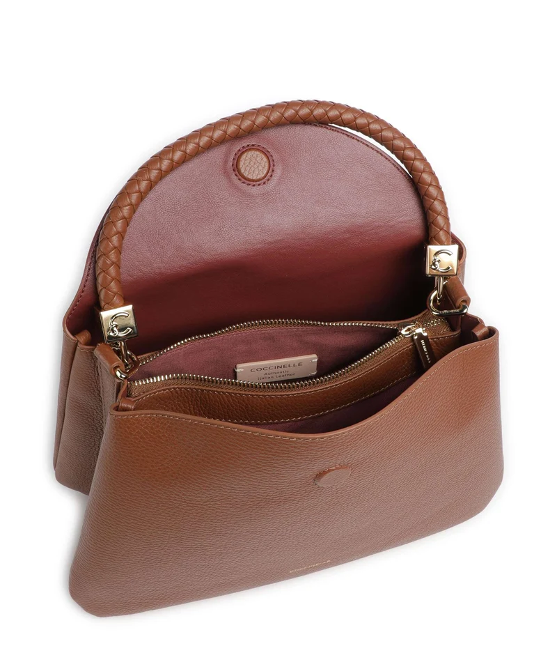 Coccinelle Tiggy Handtasche cognac
