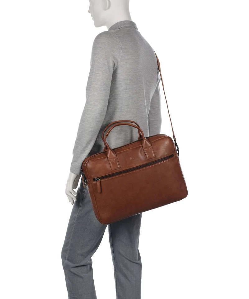 Markberg Knox Aktentasche cognac